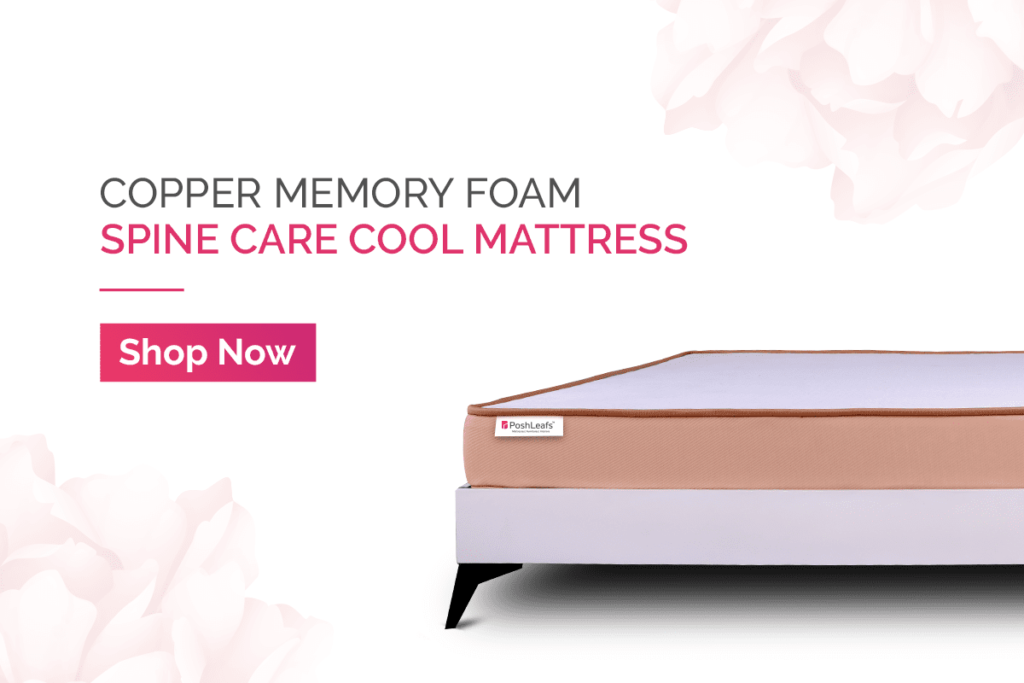 Copper Memory Foam Spine Care Cool Mattress